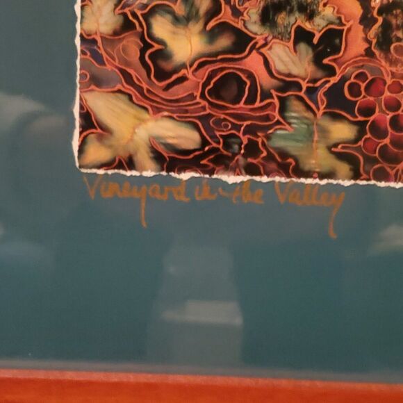 Linda Pirri Studio Art Print Vineyard In The Valley Signed Award Winner - Picture 15 of 16